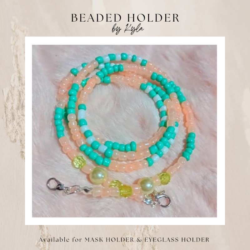 Costumized Beaded Mask Holder (Personalized) Shopee Philippines