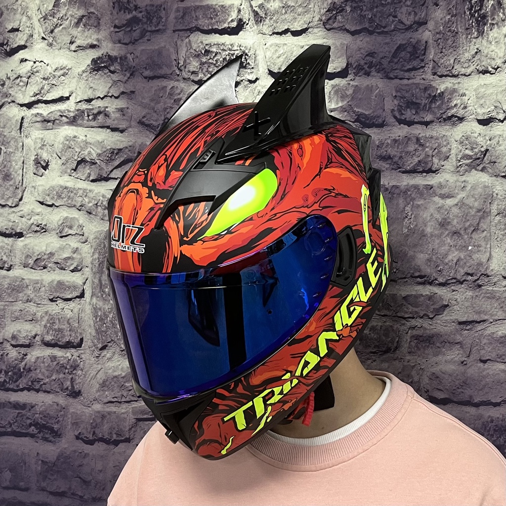 ORZF81 Full Covered Motorcycle Helmet Dual Lens Modular Helmet