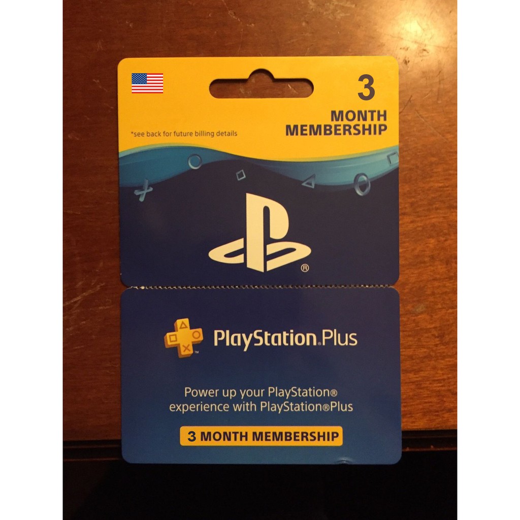 Play Station Plus Card