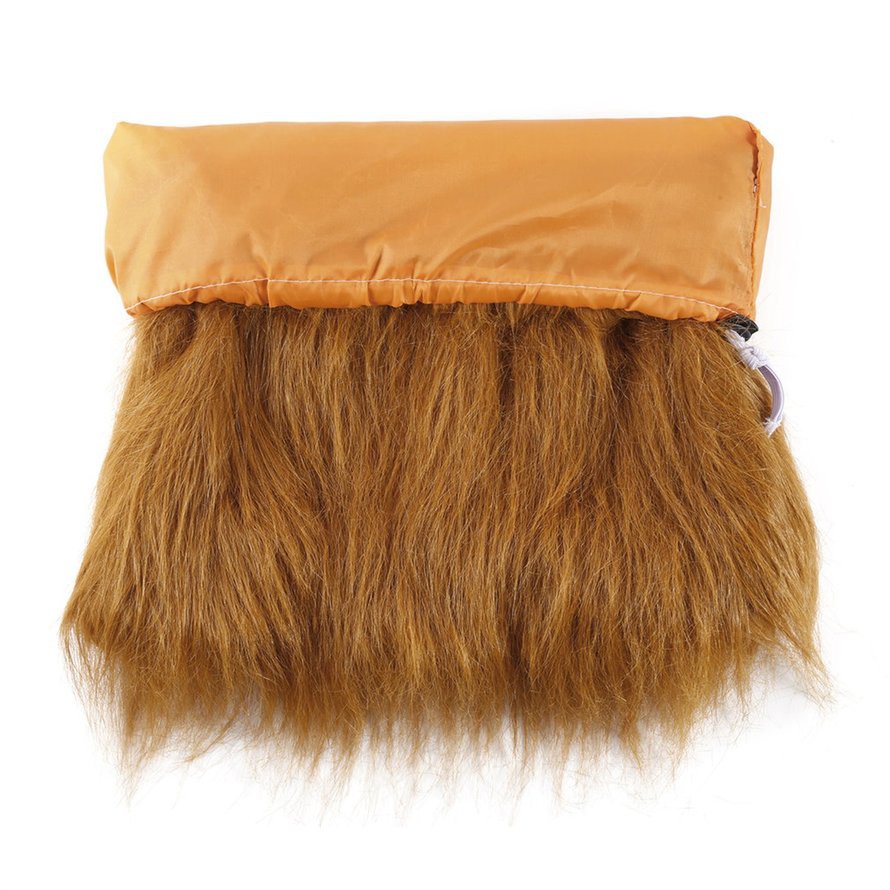 Dog Lion Wigs Mane Hair For Party Halloween Festival #8