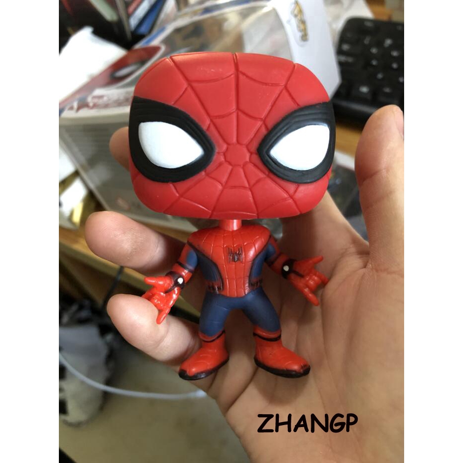 Funko POP 220 Marvel Spider Man HomeComing Cute Figure Model Toys | Shopee  Philippines