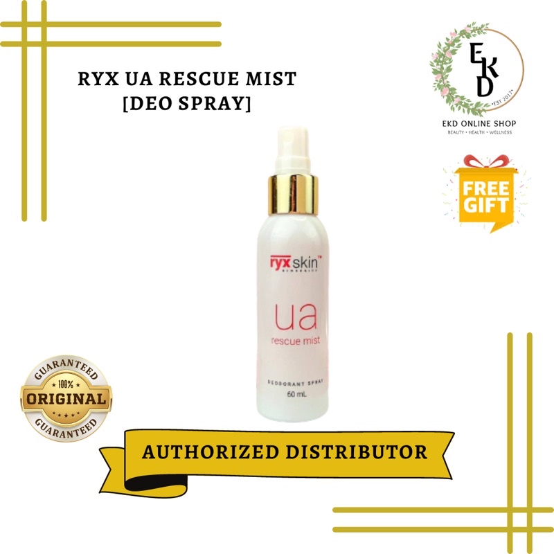 Ryx UA Rescue Mist Deospray Deodorant AntiPerspirant Underarm
