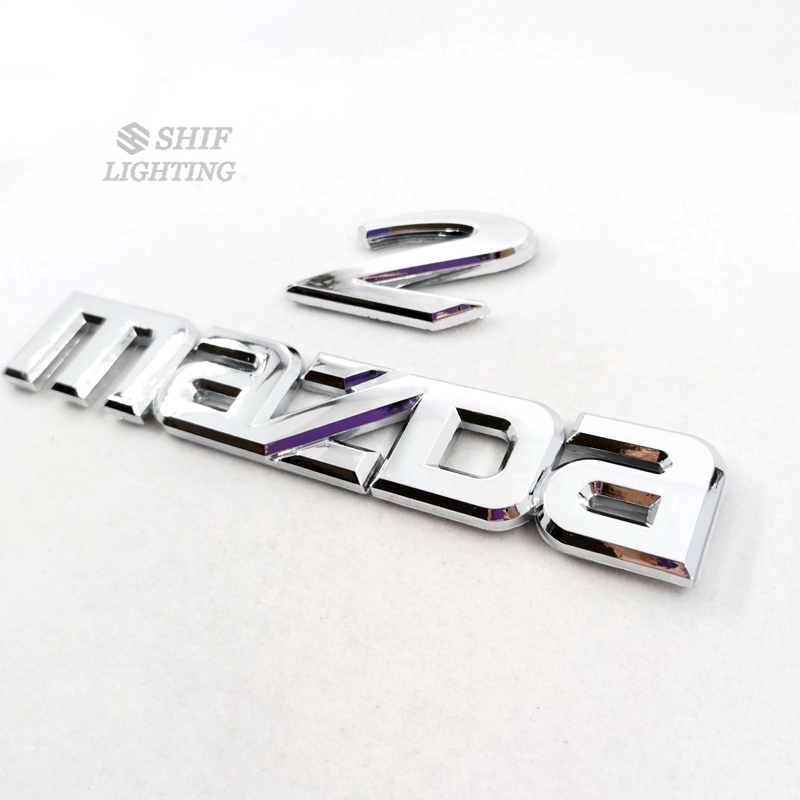 1 x ABS Chrome MAZDA 2 MAZDA2 Letter Logo Car Auto Rear Trunk Emblem  Sticker Badge Decal | Shopee Philippines