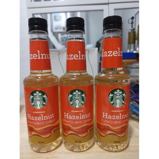 Starbucks Flavored Syrup 375ml Caramel Vanilla Hazelnut Shopee