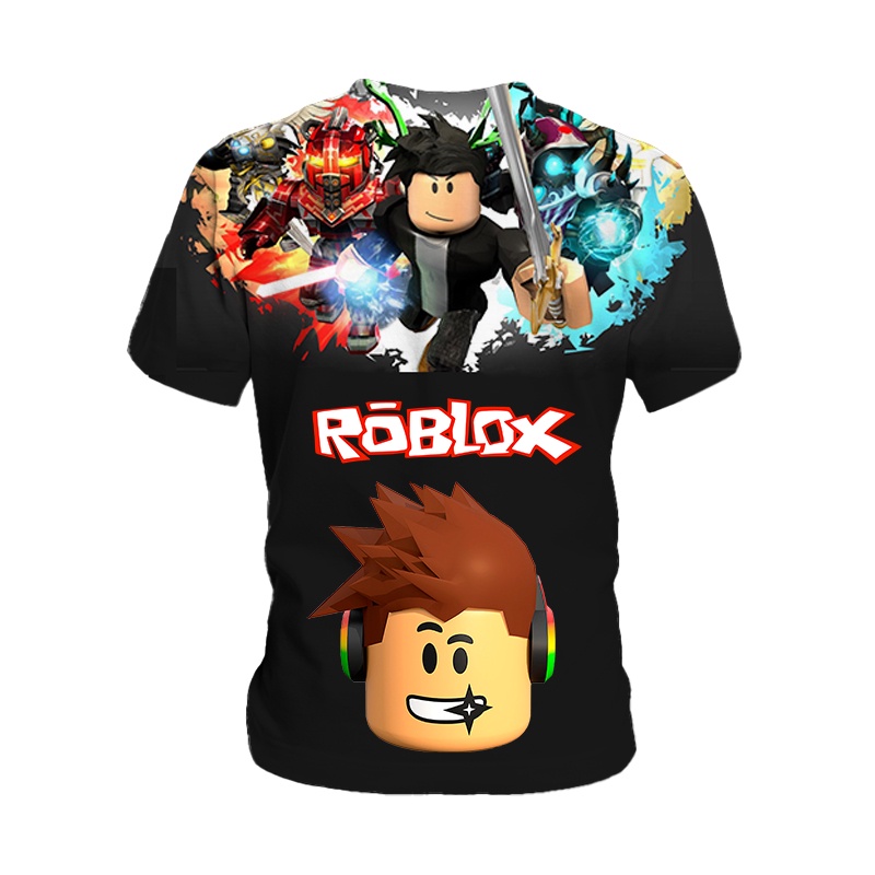 Boy's Birthday Gift Roblox T-Shirt Children's Party Kids Anime Short Sleeve  Fashion Casual Top Baby Comfort Clothing | Shopee Philippines