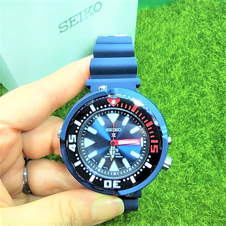 SEIKO Prospex PADI (TUNA) Automatic Divers Rubber Strap Watch Made in Japan  | Shopee Philippines