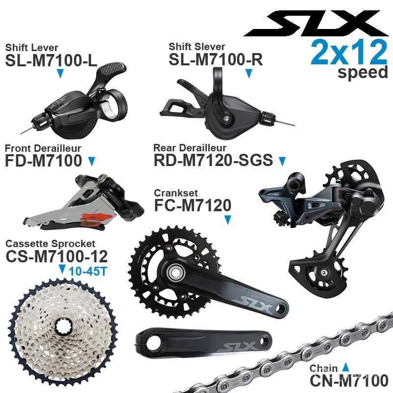 shimano slx m7120 groupset