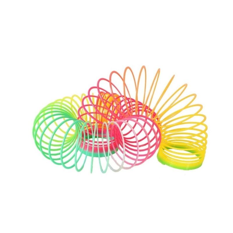 Rainbow Spring Coil Toys Games Collectibles for Kids Party Magic Circle