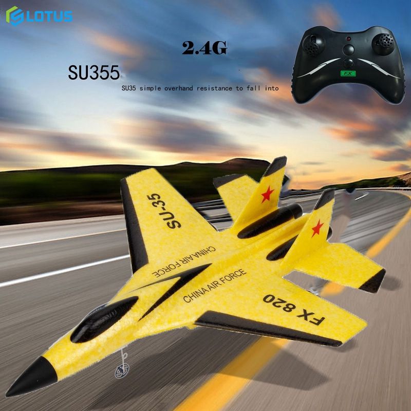 【ΙI】 SU35 Radio Remote Control 2.4G EPP Foam Airplane RC Plane Glider Aeroplane Shopee