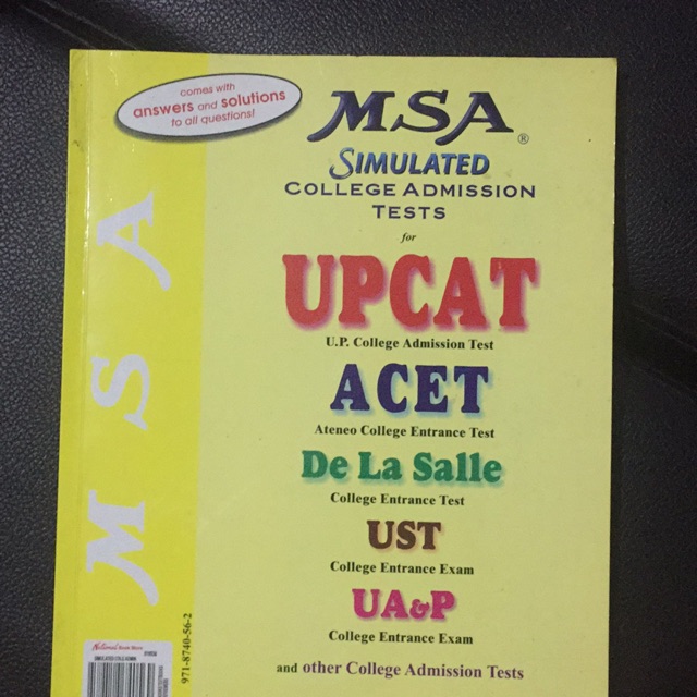 Msa Upcat Acet Reviewer Shopee Philippines