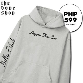 Billie Eilish Happier Than Ever Merch Shirt And Hoodie The Dope Shop Shopee Philippines