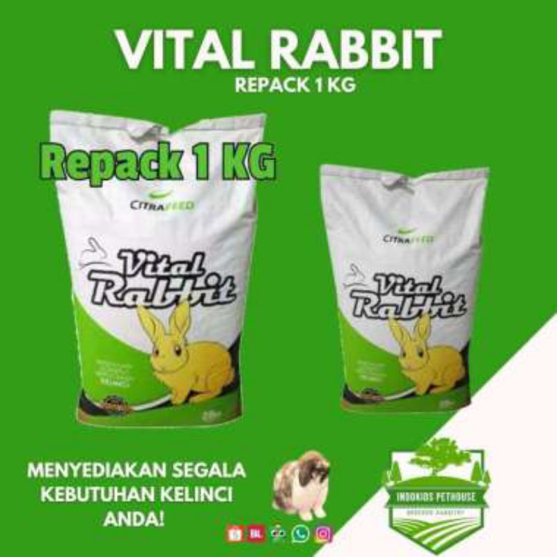 Vital Rabbit Pelet Rabbit Food / Vital Rabbit Pellets / Rabbit Pellets
