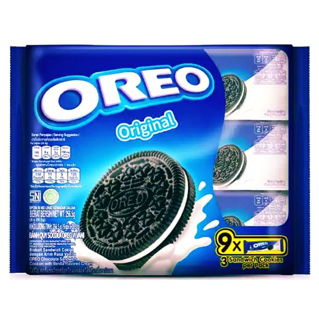 Poids Biscuit 28oreo Oreo Vanilla Sandwich Cookies Pack Of 9pcs X 28 5g