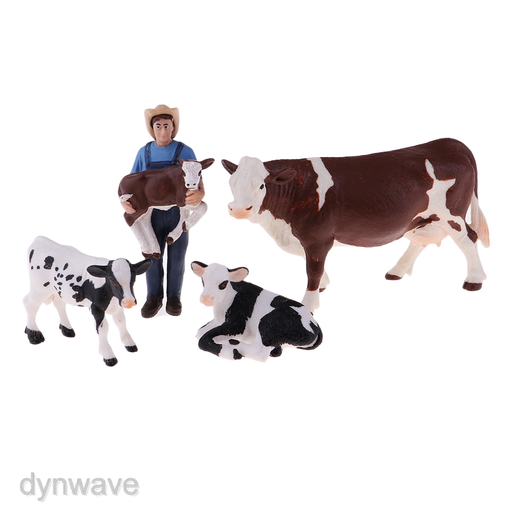 plastic farm animal set