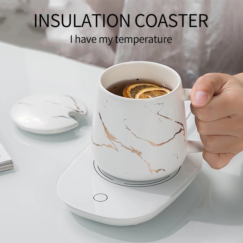Smart USB Mug Warmer Heater Coaster 55 Celsius Heat Office Coffee Cup
