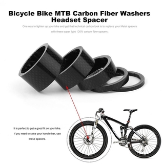 Carbon 3K MTB Road Bike Bicycle seat saddle Seatpost riser Handlebar Stem 4x set
