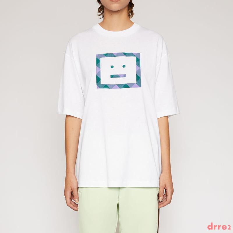 acne studios smiley face t shirt