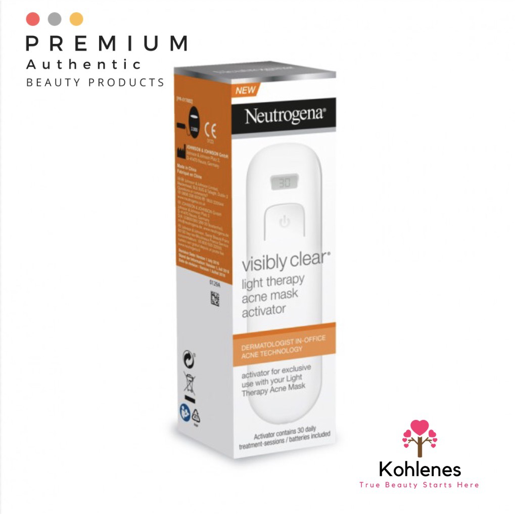 NEUTROGENA Visibly Clear Light Therapy Acne Mask Activator Shopee