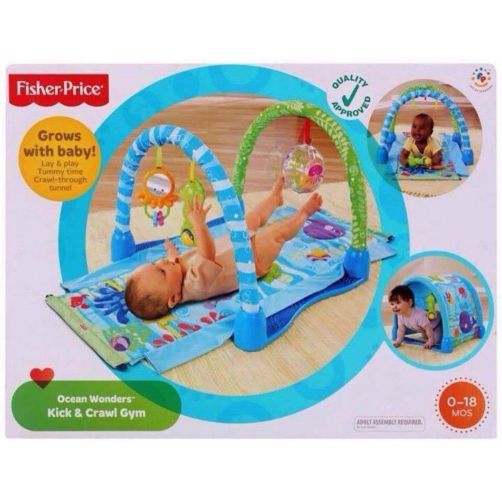 Fisher Price Ocean Wonders Kick Crawl Gym Shopee Philippines