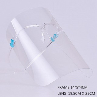 [Glasses+Face Shield]Anti-fog Dental Face Shield Protective Lsolation Glasses With Box HengDe #6