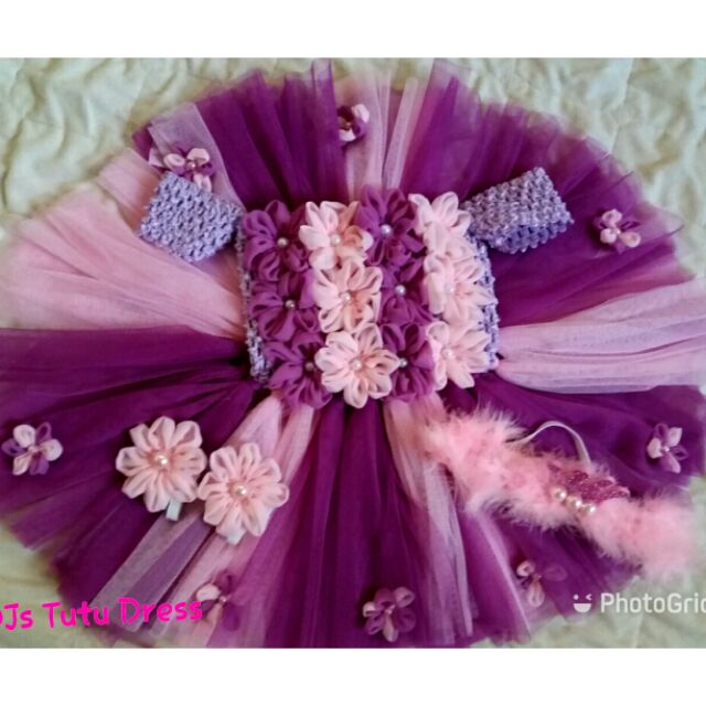 tutu dress purple