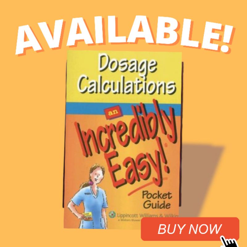 Dosage Calculation Made Incredibly Easy Shopee Philippines