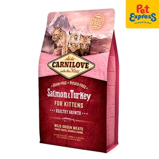 ♧Carnilove Kitten Salmon and Turkey Dry Cat Food 2kg