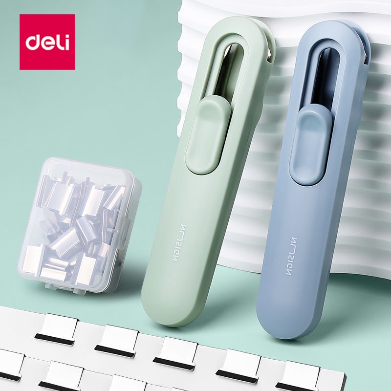 Deli Morandi Color Paper Clipper Push Clip Student Test Paper Clip ...