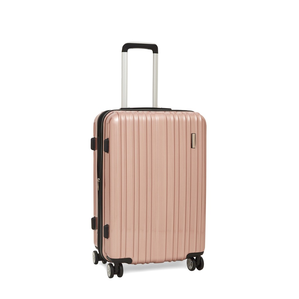 rose gold medium suitcase