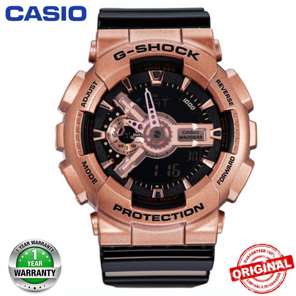 g shock ga 110 rose gold