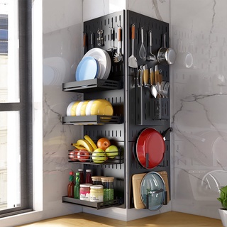 Siv Sus304 Pegboard Wall Mounted Kitchen Organizer Hanging Rack Storage ...