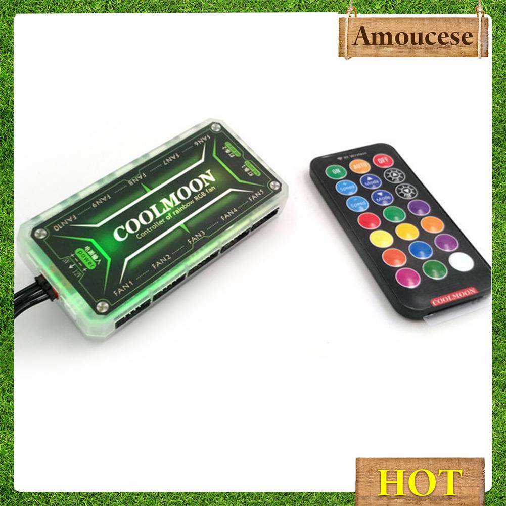 COOLMOON RGB Remote Controller DC12V 5A LED Color Intelligent ...