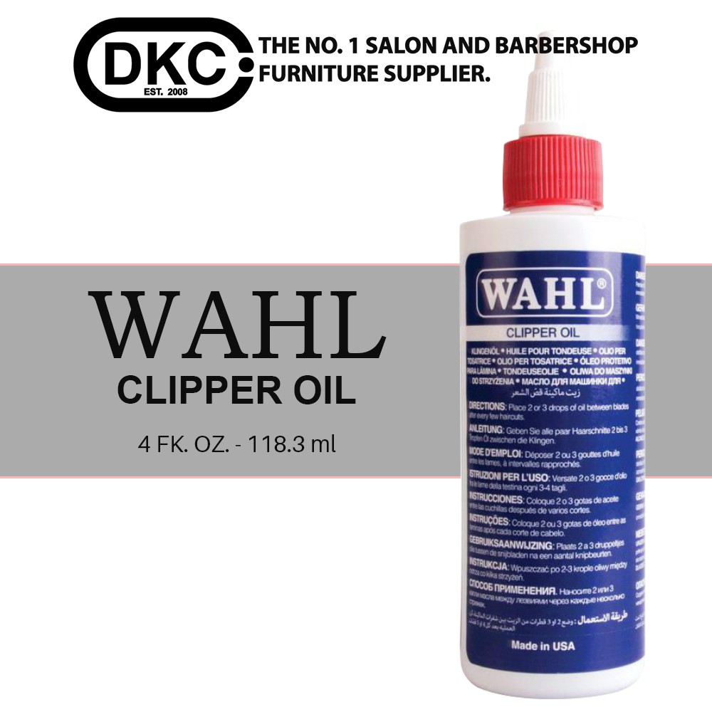 wahl trimmer blade oil