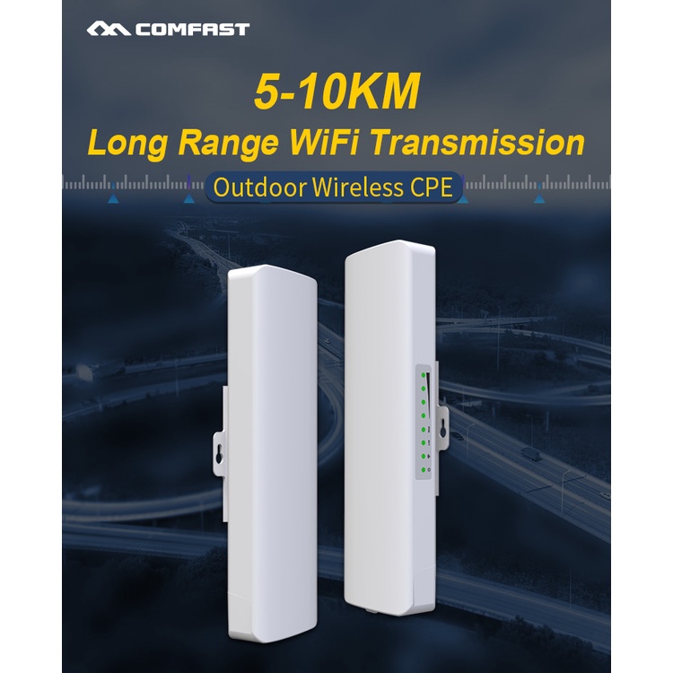 COMFAST CF-E314N V2 300Mbps Wireless Outdoor CPE Bridge 2.4Ghz Dual Directional WiFi Antenna - Image 2