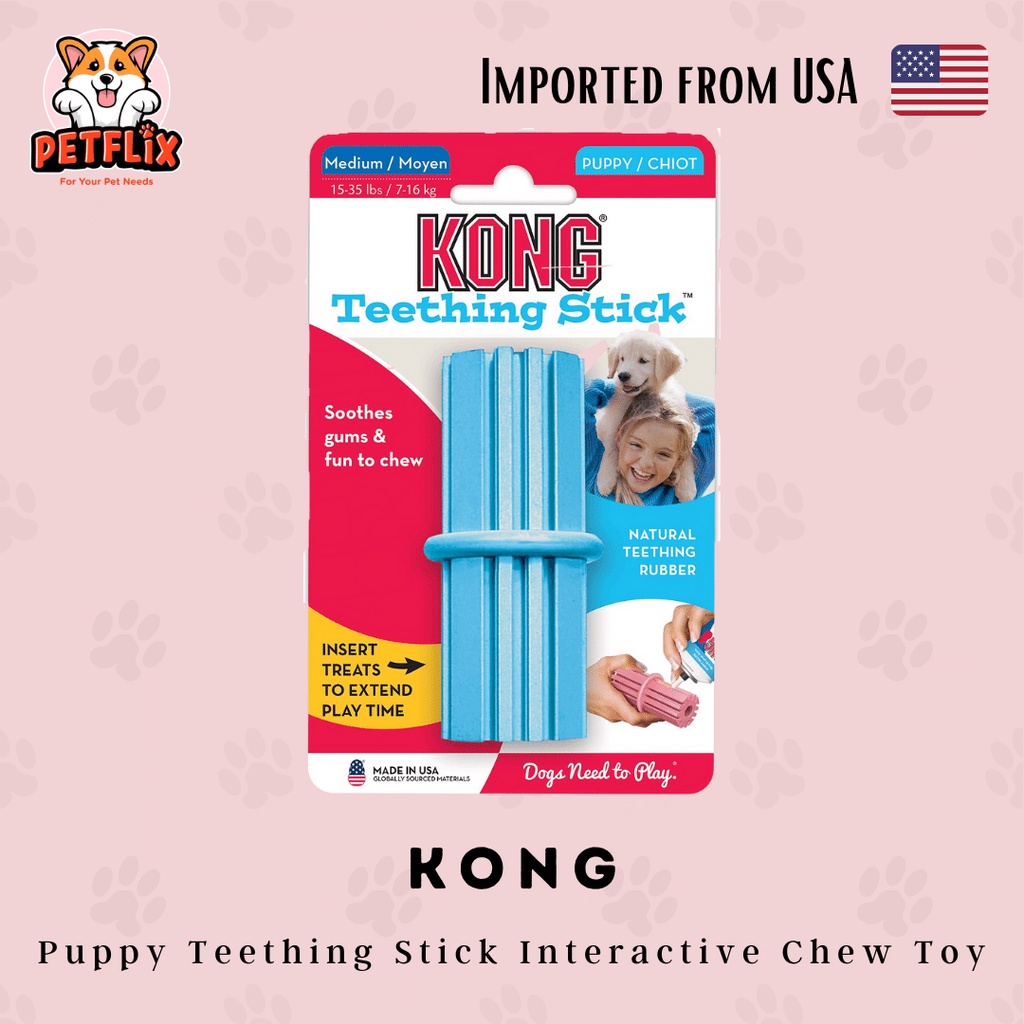 KONG Puppy Teething Stick Dog Interactive Chew Toy Shopee Philippines