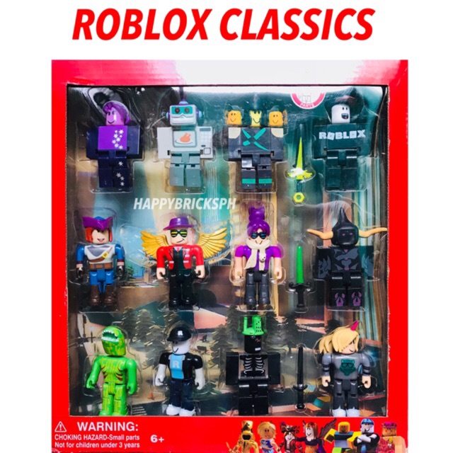 Roblox Classics Set W 12 Figure Toys Included Shopee Philippines - roblox classics series 2 limited set 12 toys figures 15pc