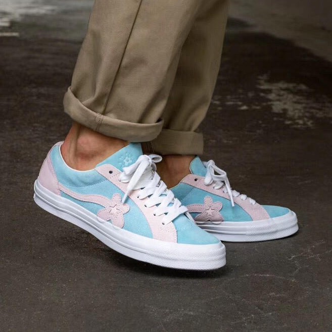 golf le fleur converse pink and blue