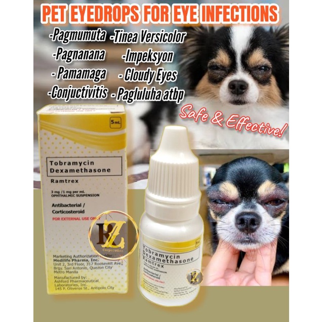 RAMTREX Eyedrops for Pets DEXAMETHASON E +TOBRAMYCI N