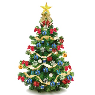 6PCS Christmas Balls Ornaments Baubles Xmas Tree Decor Drop Shot Painted Bright Wedding Party Home Hanging #6