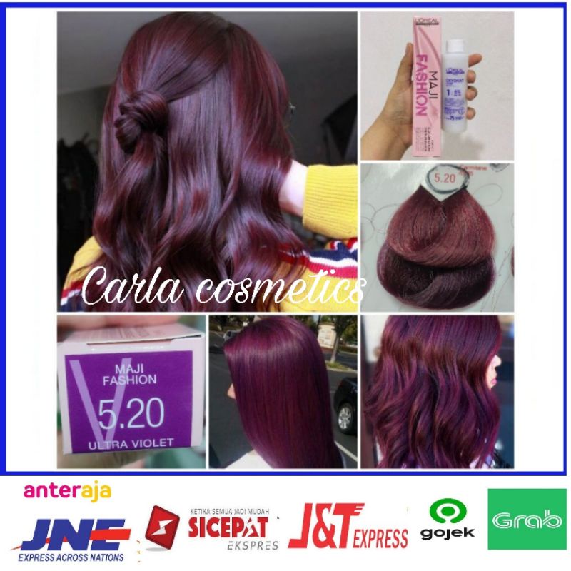 Loreal majifashion hair Dye  ultra violet+Oxida L'oreal/loreal  majifashion hair Dye  ultra violet/hair color loreal majifashion |  Shopee Philippines