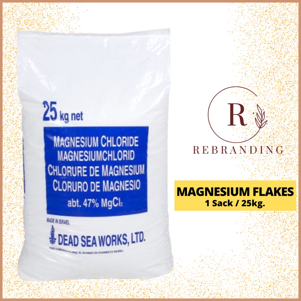 1 SACK MAGNESIUM FLAKES MAGNESIUM CHLORIDE Dead Sea Salt for Magnesium