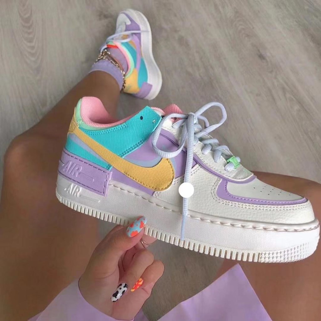 girls pink air force ones