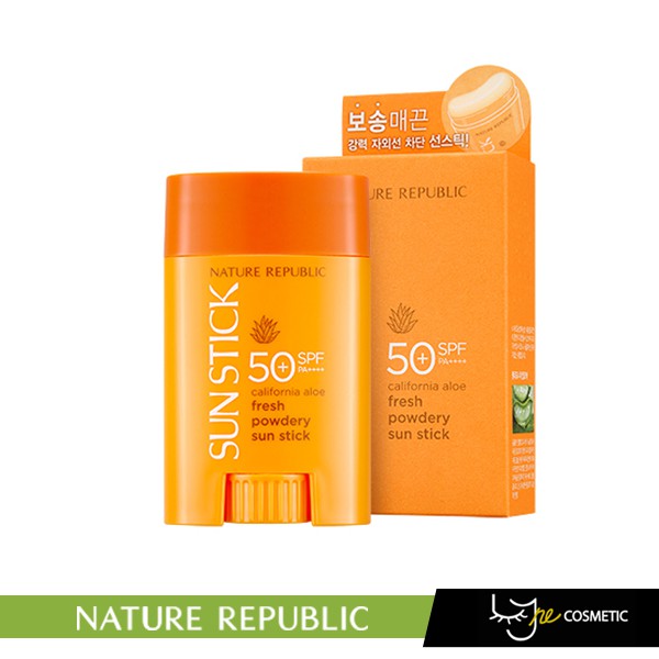 Best Nature Republic California Aloe Fresh Powdery Sun Stick Spf50 Pa 22g Suncare Shopee Philippines