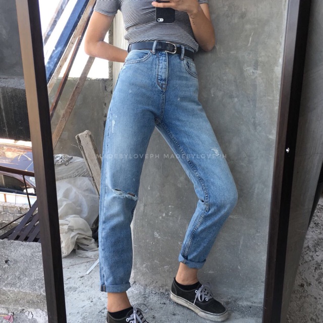 slim mom jean