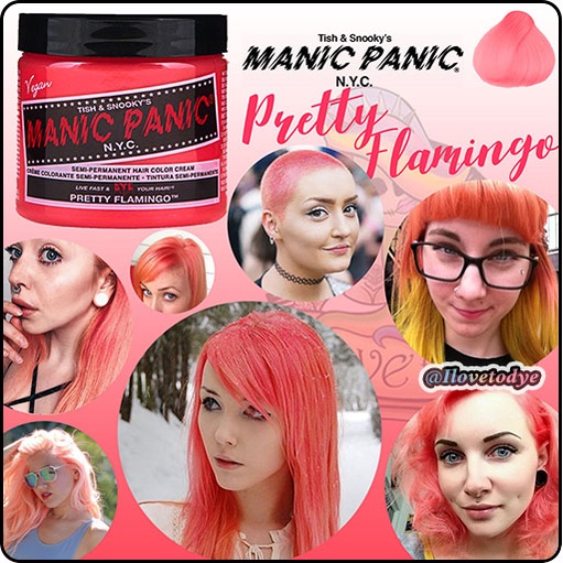 Pretty Flamingo ○ Manic Panic Semi-Permanent Pink Hair Dye - ilovetodye |  Shopee Philippines