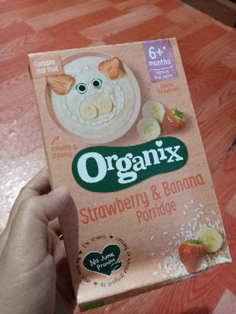 organix strawberry and banana porridge
