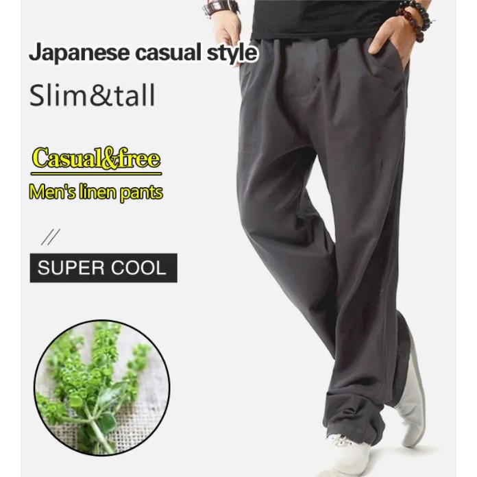 mens casual linen pants