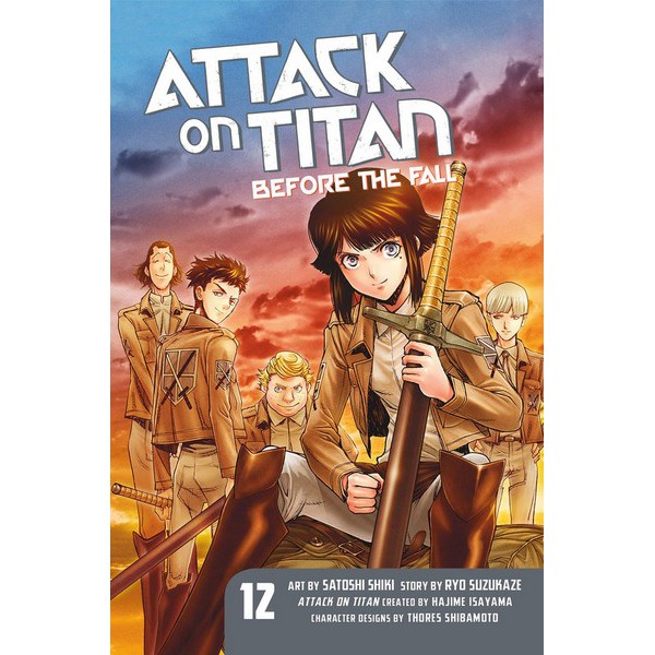 Attack On Titan Before The Fall Manga Graphic Novel Shopee Philippines