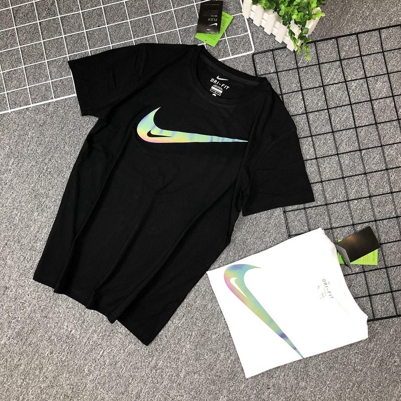 nike t shirt white and black