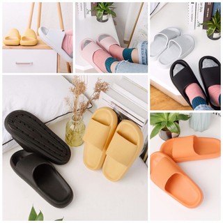 JQ Thick Slides Japanese Muffin Thick bottom Slippers for Women and Men ...